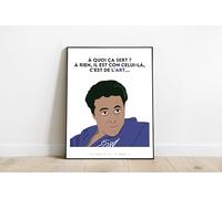 Générique La vérité si je mens - Patrick Abitbol - Affiche minimaliste - Poster - Impression (C'est de l'art, 50 * 67cm)