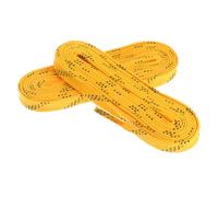 Générique Lacets de Chaussures de Hockey Anti-Gel, 96 Pouces, Jaune | Polyester et Coton, Remplacement pour Anciens Lacets, Adaptés aux Chaussures de Ski Hockey Glace