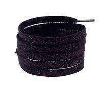 Générique Lacets plats à pois d'encre 8 mm Lacets de rechange pour baskets, baskets, chaussures de sport décontractées, bottes - 120 cm - Rouge vin