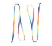 Générique Lacets Plats Colorés pour Baskets Motif Dégradé, Élastiques et Faciles à Utiliser, en Polyester Écologique, Adaptés pour Adultes et Garçon et Filles