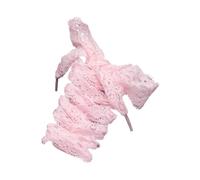 Générique Lacets plats en dentelle de 3 cm - Lacets de rechange pour chaussures de sport, chaussures décontractées, bottes - 120 cm - Rose