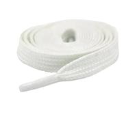 Générique Lacets plats phosphorescents - Lacets réfléchissants et lumineux for une visibilité nocturne - Longueurs disponibles: de 80 à 140cm(White,140cm)