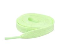 Générique Lacets plats phosphorescents - Lacets réfléchissants et lumineux for une visibilité nocturne - Longueurs disponibles: de 80 à 140cm(Green,100cm)