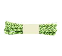 Générique Lacets ronds réfléchissants for baskets, bottes, chaussures décontractées, 100 à 160 cm, lacets lumineux en polyester, 19 couleurs au choix(Fluorescent green,100cm)