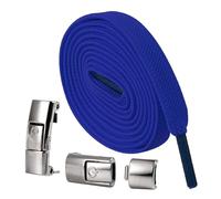 Générique Lacets Sans Nœud Pour Sneakers - Lacets Élastiques Unisexe, Polyvalents avec Boucles Métal pour Adultes Seniors