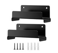 Générique Ladder Storage Hooks, Heavy Duty Steel Wall Mount Ladder Holder, Multifunction Tool Organizer Rack for Garage Shed Basement Home Storage for Ladders Chair