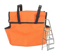 Générique Ladder Tool Bag, Ladder Caddy Large Capacity, Steps Accessory Cargo Hold Device Pouch, Heavy Duty Rundle Organizer with Tool Container to Improve Work Efficiency