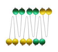 Générique Ladder Toss Balls, Outdoor Ladder Game Set, 1.65 inch Ball with 19.7 inches Ropes, Portable Lawn Games for Parent-Child Bonding Activity, Team Building Fun, Red White Blue