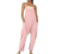 Générique Lahloya Maternity Jumpsuit, 2026 Lahloya Oversized Jumpsuit, Casual Women'S Plus Size Romper Adjustable Strap Soft (#16,Medium)