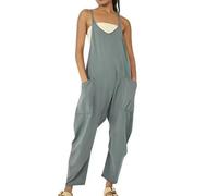 Générique Lahloya Maternity Jumpsuit, 2026 Lahloya Oversized Jumpsuit, Casual Women'S Plus Size Romper Adjustable Strap Soft (#12,Small)