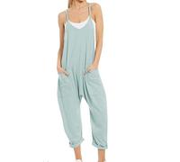 Générique Lahloya Maternity Jumpsuit, 2026 Lahloya Oversized Jumpsuit, Casual Women'S Plus Size Romper Adjustable Strap Soft (#13,Small)