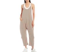 Générique Lahloya Maternity Jumpsuit, 2026 Lahloya Oversized Jumpsuit, Casual Women'S Plus Size Romper Adjustable Strap Soft (#10,X-Large)