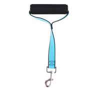 Générique Laisse Courte pour Chien Bleu en Polyester Contrôle Supplémentaire et Support Harnais Poitrail, pour Dressage et Promenades Proches