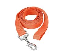 Générique Laisse Longue en Nylon for Chiens de Toutes Tailles, idéale for Les randonnées extérieur. Corde Laisse résistante avec Sangle Traction. Longueurs : 1,5 m, 3, 10 et 30(Orange,1.2m)