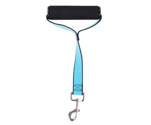 Générique Laisse pour Chien Courte en Polyester Bleu pour Entraînement Support Harnais Poitrine, Adaptée aux Chiens Moyens et Grands