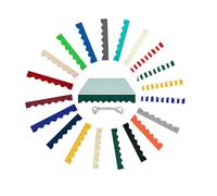 Générique Lambrequin de Remplacement pour Store Banne RéTractable de Terrasse en Polyester ImperméAble à Bord Festonné, Bande de Renfort RéSistante aux DéChirures pour FenêTre(Vert,L500cmxH20cm)