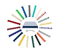 Générique Lambrequin de Remplacement pour Store Banne RéTractable de Terrasse en Polyester ImperméAble à Bord Festonné, Bande de Renfort RéSistante aux DéChirures pour FenêTre(Nevy Blue,L350cmxH20cm)