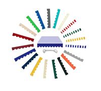 Générique Lambrequin de Remplacement pour Store Banne RéTractable de Terrasse en Polyester ImperméAble à Bord Festonné, Bande de Renfort RéSistante aux DéChirures pour FenêTre(Bleu Roi,L450cmxH20cm)