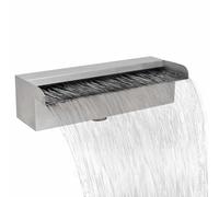 Générique Lame d'eau rectangulaire 30 cm Acier Inoxydable pour Piscine,Décorations,Fontaines & bassins,Fontaines & cascades-41665