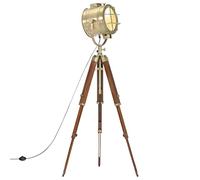 Générique Lampadaire à trépied Bois de manguier Massif 165 cm,Lampes,5.4KG-286112