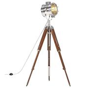 Générique Lampadaire à trépied Bois de manguier Massif 165 cm,Lampes,6.01KG-286113
