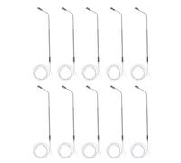 Générique Lampadaires LED Lumière Solide et Réutilisable pour Modélisme Ferroviaire 1/150 en Acier Inoxydable Lot de 10 pour Simulation de Maquette Ferroviaire