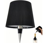 Générique Lampe à Bouteille sans Fil, kit d'éclairage de Bouteille de vin pour Bouteilles de Liqueur, Abat-Jour de Lampe de Table Tactile à 3 Couleurs, dimmable et Rechargeable, pour Restaurant, Bar