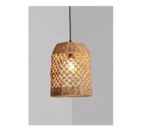 Générique Lampe à suspension, Lustre en vigne d'Asie du Sud-Est, ambiance champêtre rétro et nostalgique, restaurant avec tressage de, éclairage salon thé(F D20cm,3-color light)