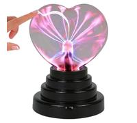 Générique Lampe Boule Plasma - Sphère Foudre Interactive Tactile, Globe Électrique Magique Sensible Son | Jouet Scientifique USB Piles avec Chambre Décor Fête, Cadeau Noël Veilleuse Éducative