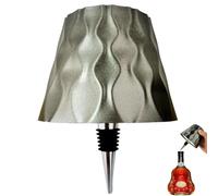 Générique Lampe bouteille sans fil, lampe tactile rechargeable abat-jour de lampe de table dimmable en 3 couleurs pour restaurant, bar, chambre à coucher (Gris)