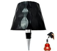 Générique Lampe bouteille sans fil, lampe tactile rechargeable abat-jour de lampe de table dimmable en 3 couleurs pour restaurant, bar, chambre à coucher (Noir)