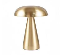 Générique Lampe Champignon，Lumière Champignon Doré，Lampe De Table Rechargeable pour Bureau De Chambre À Coucher，veilleuse À Gradation Tactile avec Fonction De Lampe De Bureau,Gold