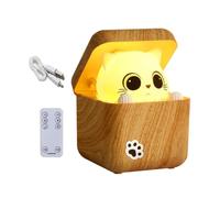 Générique Lampe Chat | 3 Modes à Intensité Variable Rechargeable avec Chat à Activation Sonore | Lampe de Table Décorative | pour Chevet Salon Chambre Table Basse Meuble de Rangement et de Nuit