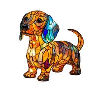 Générique Lampe Corgi teckel, bouledogue français veilleuse artistique série chien, lampe de table LED à thème chien mignon avec lumière ambiante chaleureuse, veilleuse animal vintage for décorati