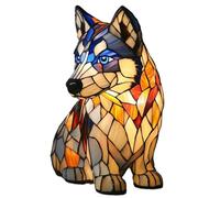 Générique Lampe Corgi teckel, bouledogue français veilleuse artistique série chien, lampe de table LED à thème chien mignon avec lumière ambiante chaleureuse, veilleuse animal vintage for décorati