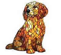 Générique Lampe Corgi teckel, bouledogue français veilleuse artistique série chien, lampe de table LED à thème chien mignon avec lumière ambiante chaleureuse, veilleuse animal vintage for décorati