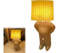 Générique Lampe Créative A Little Shy Man, Veilleuse De Chevet Pour Protection Des Yeux De Vilain Garçon, Lampe De Bureau Pour Petit Homme Timide, Lampe Créative De Décoration De La Maison (Yellow)