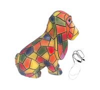 Générique Lampe de Bureau Chien,Éclairage LED Animal pour Chambre Bébé - Veilleuse Décorative Vintage Décoration Maison, Hommage Résine Animal de Compagnie pour Confort