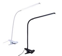 Générique Lampe De Bureau LED Avec Pince - Bras Articulé Réglable, 10 Niveaux De Luminosité Et 3 Modes D’Éclairage, Lampe De Table Métallique Pour Bureau, Étude Ou Chambre.