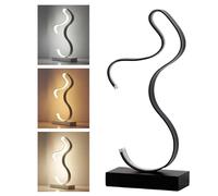 Générique Lampe de Bureau,Veilleuse À Art Abstrait Avec 3 Modes | Lampe De Chevet Moderne Décor De Bureau | Pour Décor De Salon Dortoir Chambre D'Enfant Lecture Noël