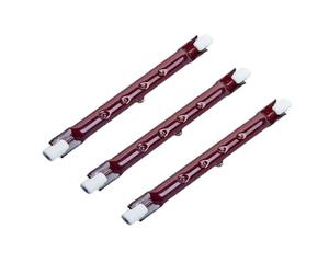 Générique Lampe de Chauffage Infrarouge, J118 500W 220V R7S élément Chauffant IR 118mm séchage de Peinture Impression BBQ Quartz (Paquet de 3)