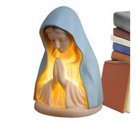 Générique Lampe de dévotion de la Vierge Marie - Veilleuse de prière catholique, Religieux illuminé | pour la Maison et Noël, l'anniversaire et la crèche, la Chambre d'université et Le Chevet, la déc