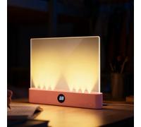 Générique Lampe De Lecture Intelligente, Lampe De Lecture Plate Rechargeable Avec Minuterie Et 3 Couleurs, LED De Chevet À Panneau Plat, Lumière Chaude, Pour Et Femmes, Luminosité