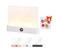 Générique Lampe De Lecture, Lampe De Lecture Pour Livre Avec 3 Couleurs Et Minuterie, Liseuse Led Lampes Lecture Livre, Couleur De LumièRe RéGlable Et Fonction Rechargeable (1#)