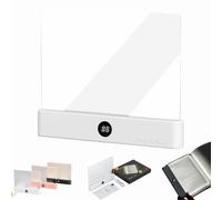 Générique Lampe De Lecture, Lampe De Lecture Pour Livre Avec 3 Couleurs Et Minuterie, Liseuse Led Lampes Lecture Livre, Couleur De LumièRe RéGlable Et Fonction Rechargeable (blanc)