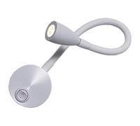 Générique Lampe de Lecture Murale 3W Tuyau Flexible et Interrupteur pour Chambre à Coucher, Spot LED pour Lecture Nocturne Style Aléatoire