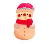 Générique Lampe de Noël Lampe de Maison d'Hiver Rechargeable pour Fêtes | Veilleuse de Noël en Forme de Bonhomme de Neige Pour Salle de Bain Maison Camping Appartement Chambre Bureau Salle de Classe