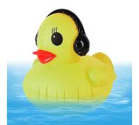 Générique Lampe De Piscine Canard Flottant - 50x50x45cm PVC ABS | Lumière D'eau Gonflable À LED Solaire | Flottante Étanche | Lampe Décorative À Énergie Solaire Pour Piscine, Étang, Fête, Utilis