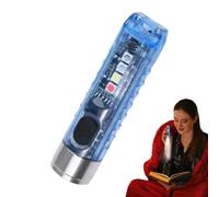 Générique Lampe de poche LED rechargeable, lampes de poche rechargeables - Lampe torche porte-clés à modes multiples,Lampe de poche légère portable, lampe de poche multifonctionnelle pour le camping