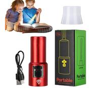 Générique Lampe De Poche Manuelle | Éclairage Magnétique Super Lumineux Étanche | Lampe Torche LED Mini Rechargeable - Pour Camping Randonnée Pêche Pique-Nique Plage Voyage Travail Panne de Courant